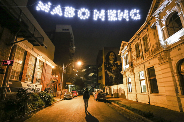 Endcliff-luxury-suite-maboneng-precinct-at-night